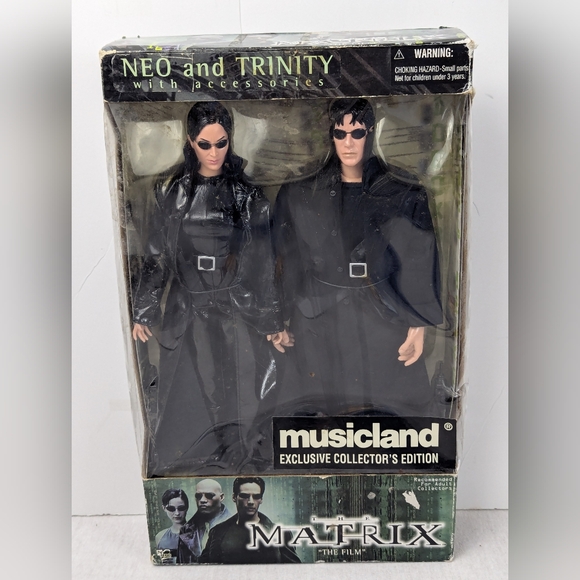 Matix Other - The Matrix Neo And Trinity Action Figures In Original Box Manufactured 2000: